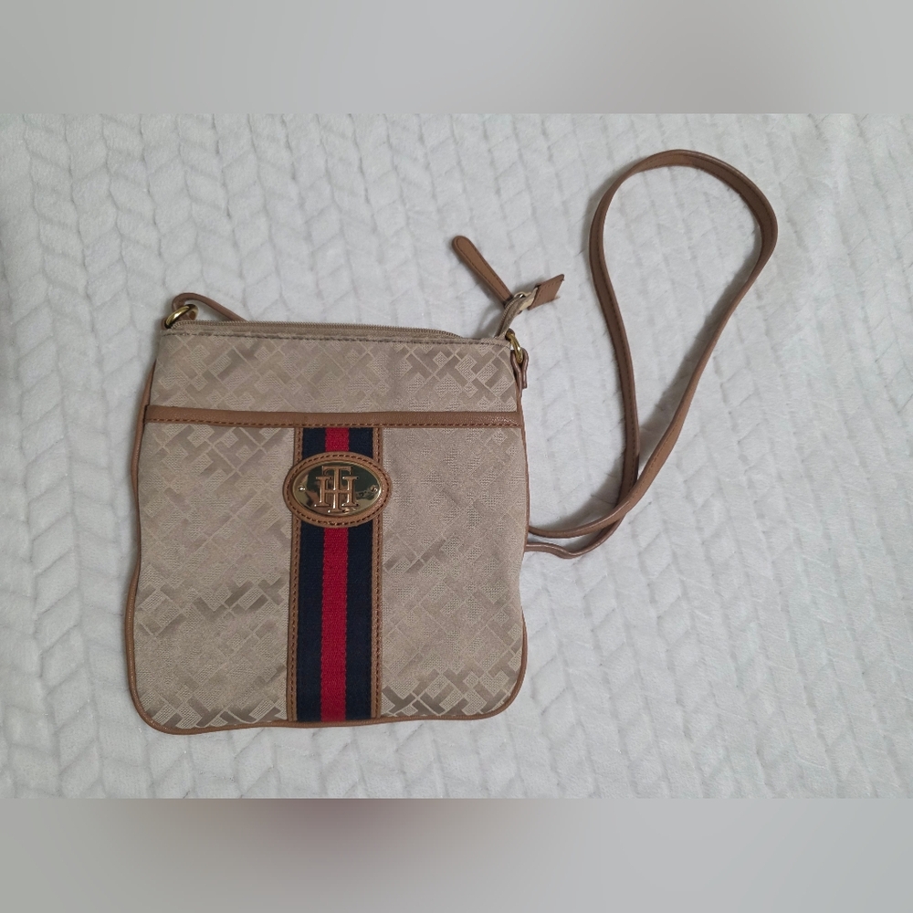 Tommy Hilfiger Beige Crossbody Bag